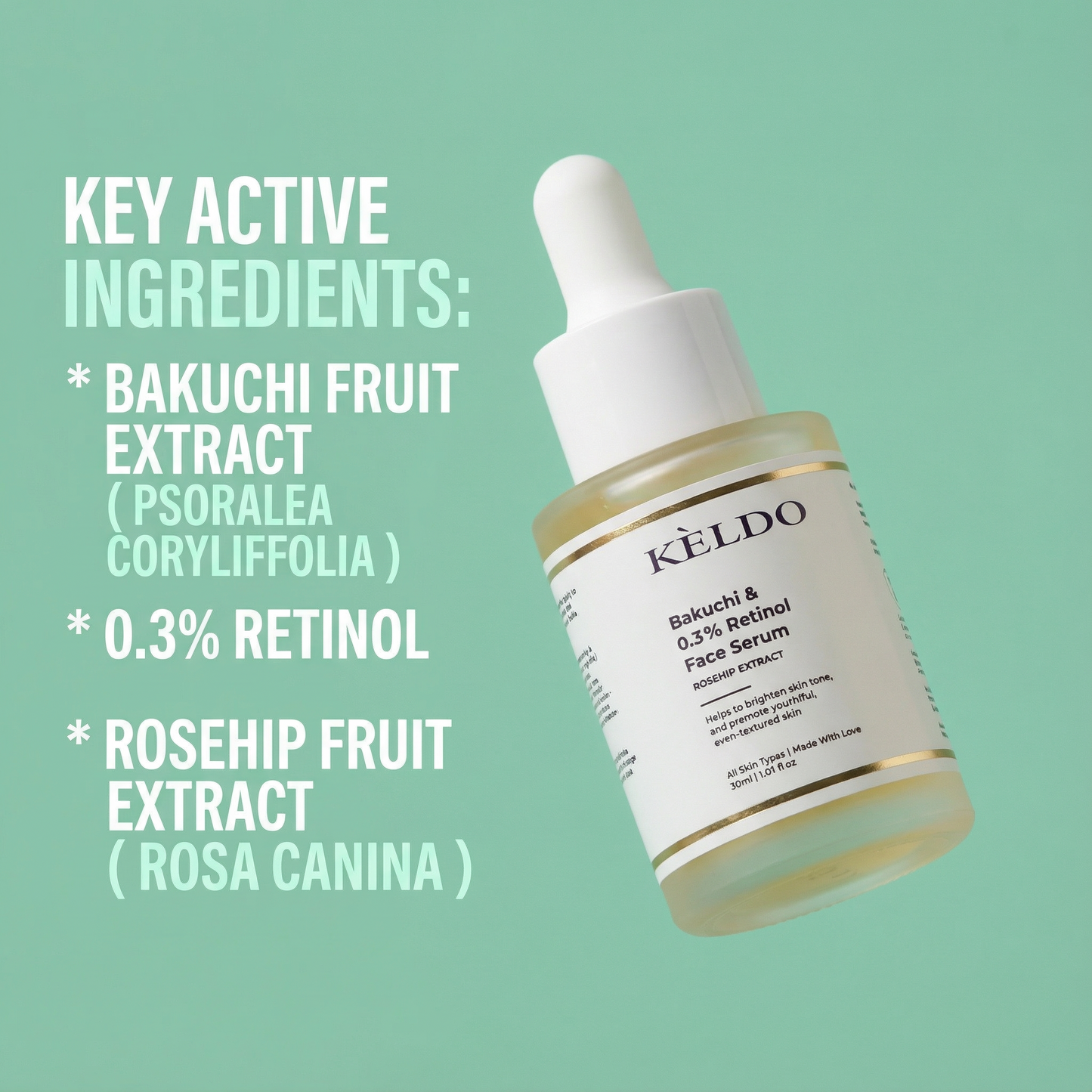 Bakuchi & 0.3% Retinol Face Serum